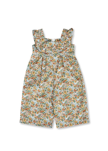 Jules Penstemon Liberty London Kumaş Kolsuz Kız Çocuk Tulum