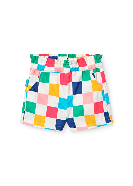 Renkli Kız Çocuk Şort