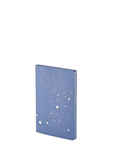 Sublime Beyaz Benekli Mavi Noktalı Defter