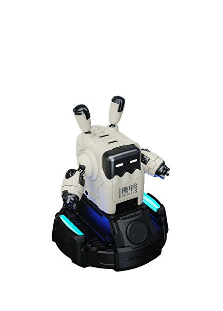 Delta35 Beyaz Robot Figürlü 35W Hızlı Şarj Adaptörü ve Şarj Standı