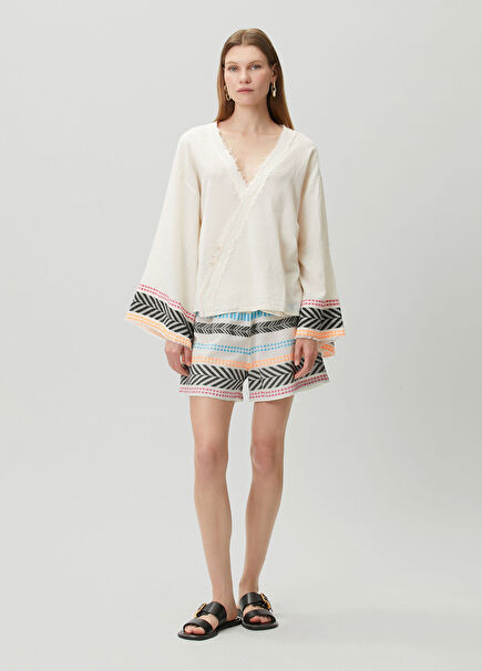 Loryn Striped Shorts