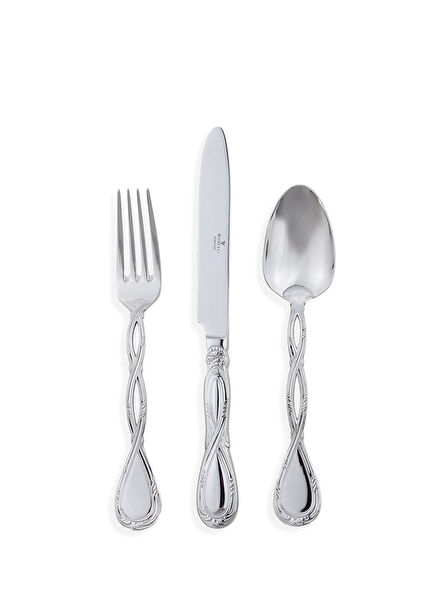Yeast Shiny Silver 84 Piece Cutlery Set
