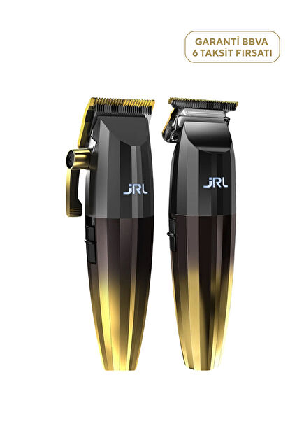 JRL FreshFade Saç Kesim ve Çizim Makinesi Set Gold