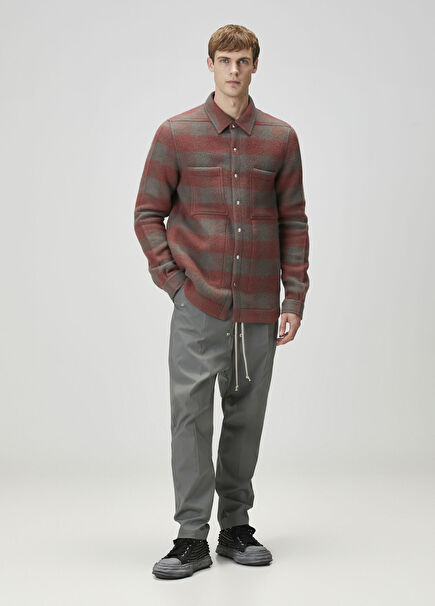 Light Blue Waist Corded Trousers