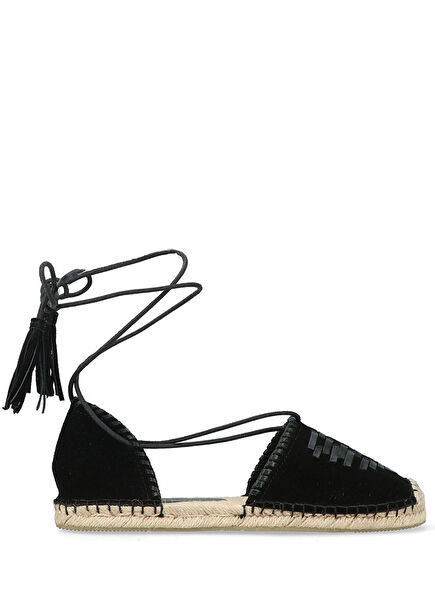 Celsi Siyah Kadın Süet Espadril