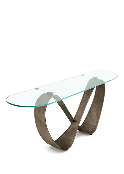 Butterfly Bronze Base Glass Dresser