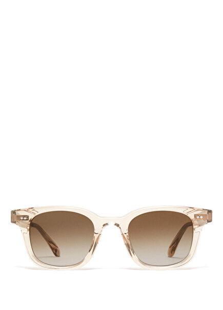 Sun #02 Ecru Ekru Asetat Unisex Güneş Gözlüğü