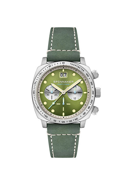 SP-5068-06 Green Leather Men's Watch