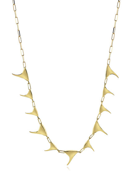 Rose Thorn 14K Gold Women's Necklace
