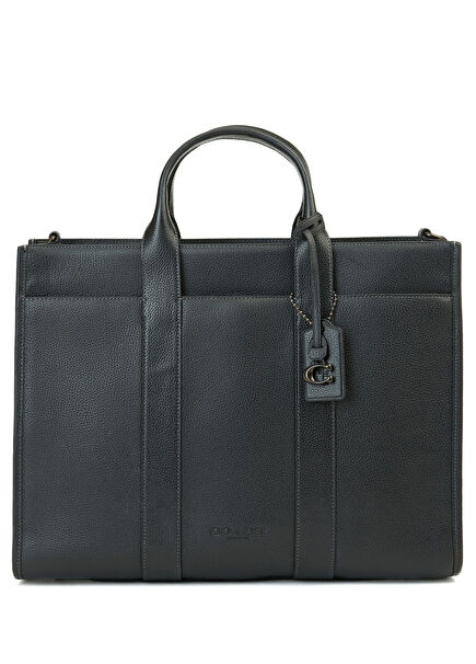 Siyah Erkek Deri Çanta