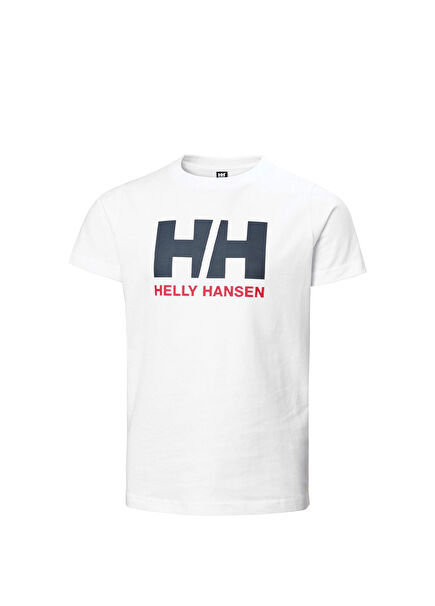 Jr HH Logo White Kısa Kollu Unisex Çocuk T-Shirt