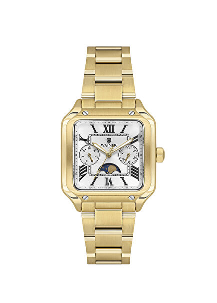 WA.18091-H Gold Color Steel Women's Wristwatch