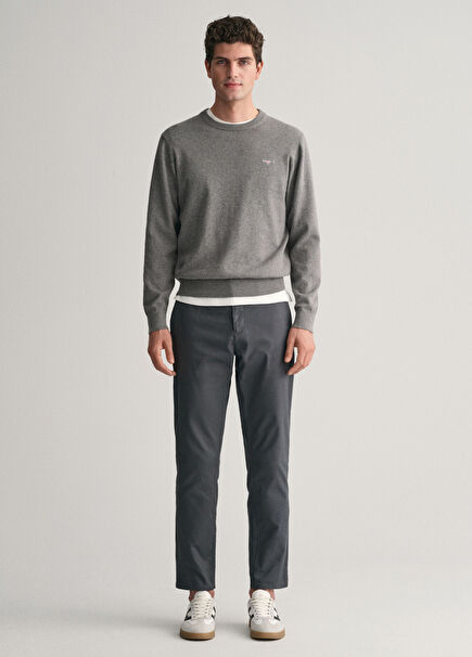 Gri Slim Fit Erkek Pantolon
