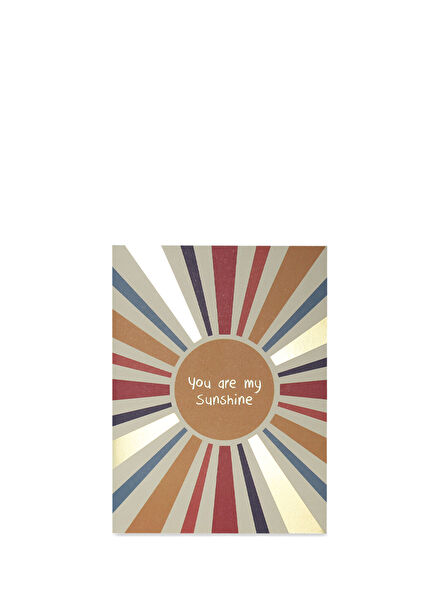 You Are My Sunshine Tebrik Kartı