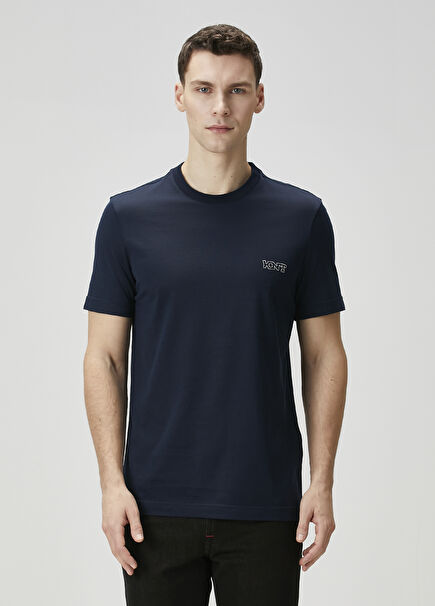 Mavi Logo Nakışlı T-shirt