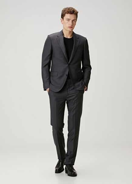 Black Wool Suit