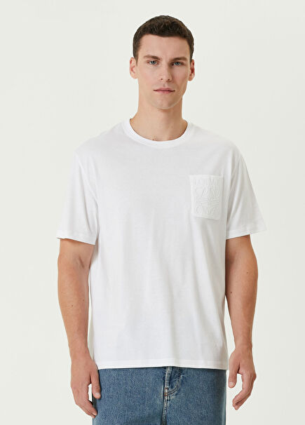 Relaxed Fit Beyaz T-shirt