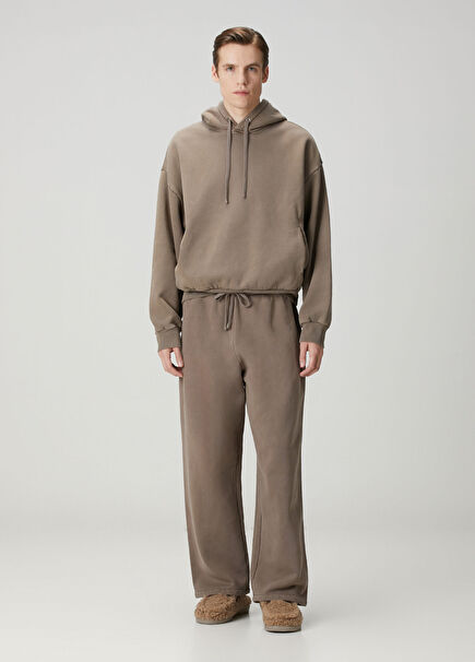 Taupe Straight Sweatpants