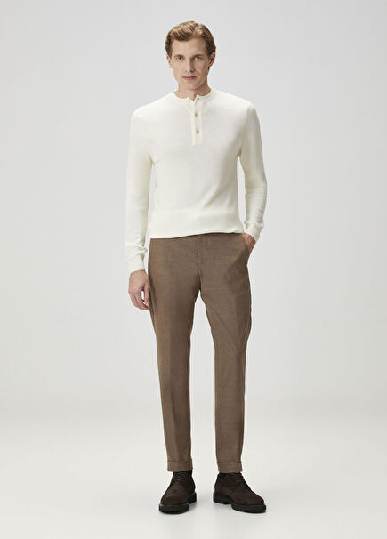 Light Brown Wool Pants