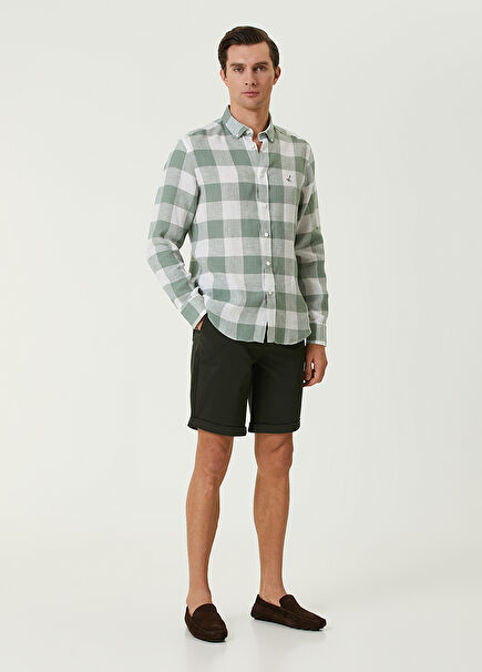Dark Khaki Shorts