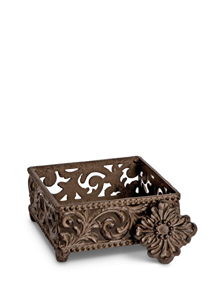 Acanthus Cocktail Aluminum Napkin Holder