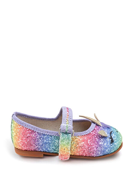 Unicorn Colorful Girls' Ballet Flats