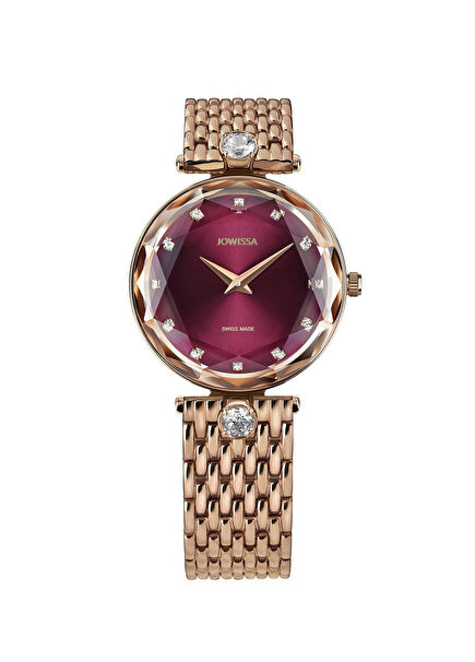 Facet Brilliant Gold Steel Women's Watch