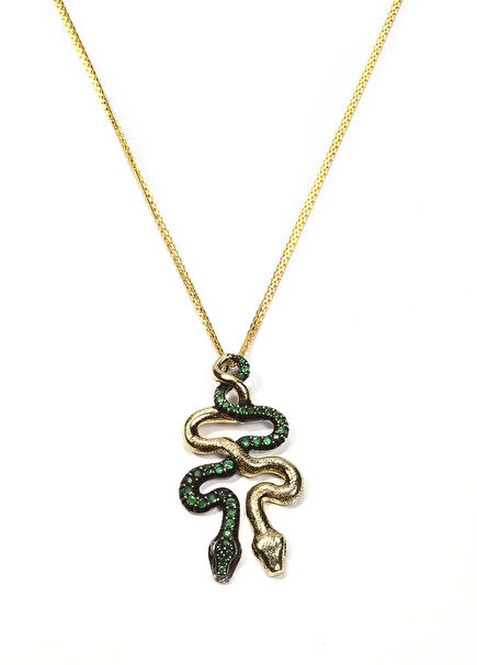 Green Silus Kadın Altın Kolye