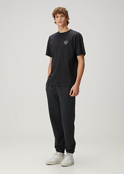 Pigment Dye Classic Black Jogger Sweatpants