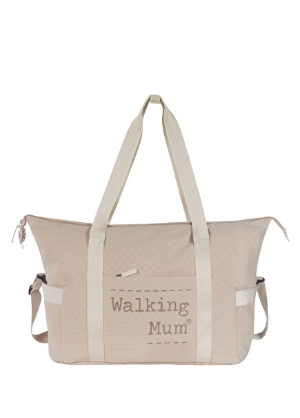 Apricot Beige Cotton Eco Candle Extra Large Size Baby Care Travel Bag