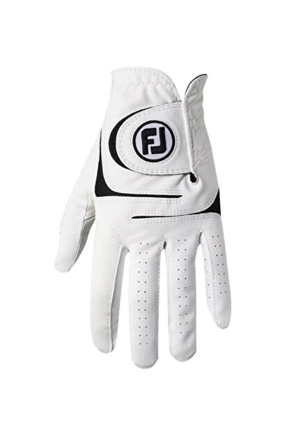 WeatherSof White Black Men's Left Hand Golf Gloves