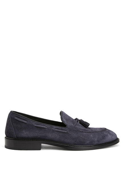 Mavi Erkek Süet Loafer