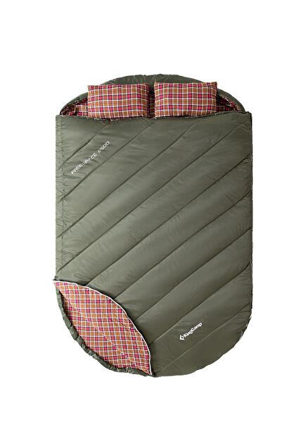 FreeSpace 250-D Olive Double Padded Sleeping Bag
