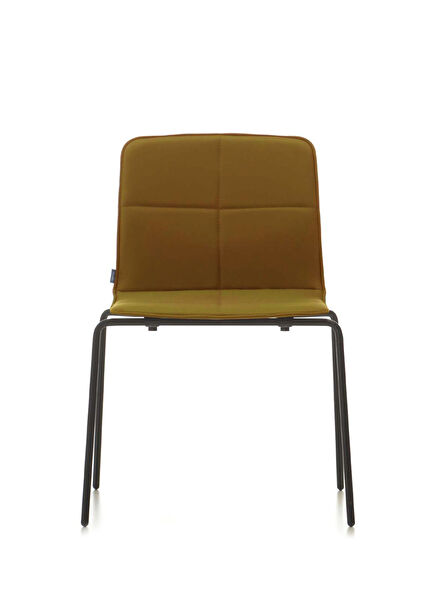 Eon Hardal Sarısı Metal Çalışma Sandalyesi