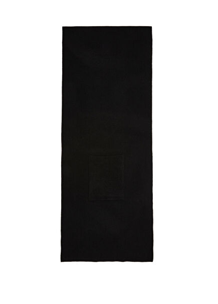 Black Pocket Detail Women's Scarf