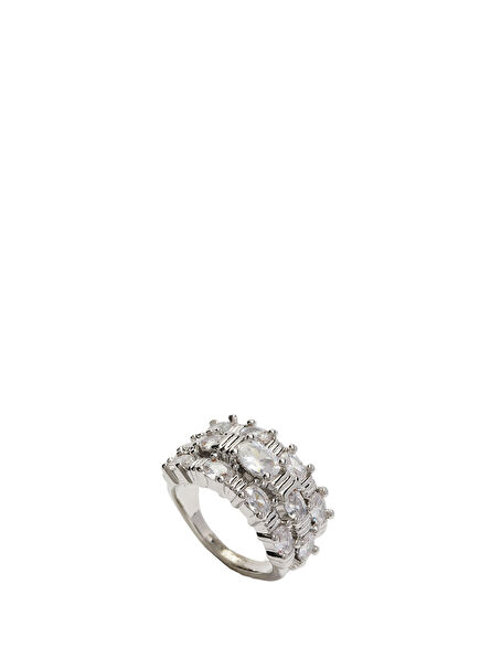 Women's Ring with Silver Stones