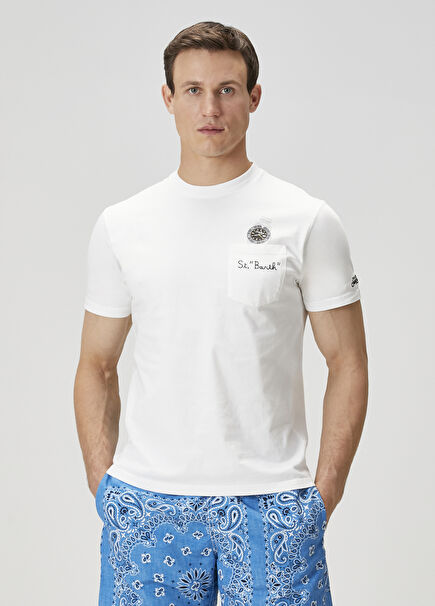 Austin Beyaz T-shirt