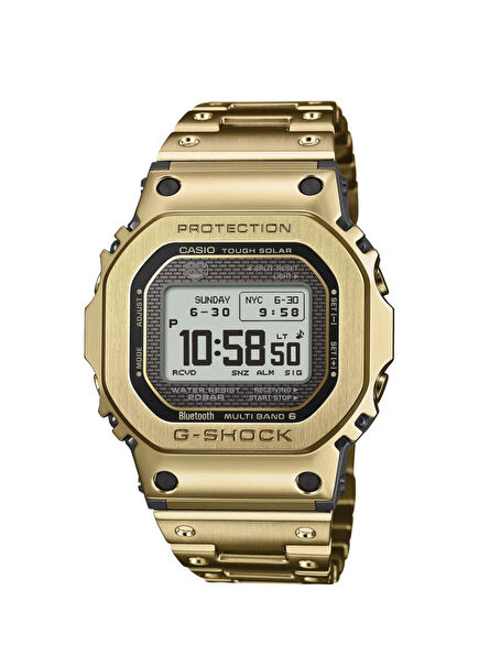 GMW-BZ5000GD-9DR Full Metal Altın Sarısı Çelik Erkek Kol Saati