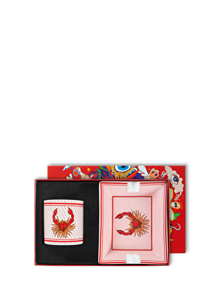 Mehmet Sinan Kuran Crab Patterned Porcelain Set