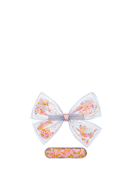 Cute Fiyonk Formlu Kız Çocuk Toka