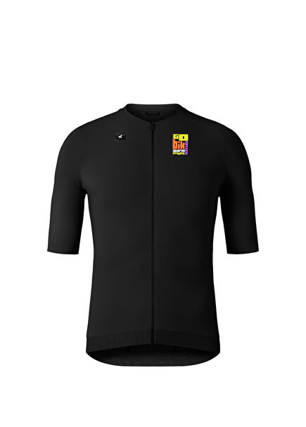 CX Solid Siyah Unisex Bisiklet Forması