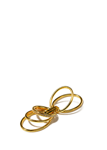 Gold Kadın Altın Kaplama Yüzük