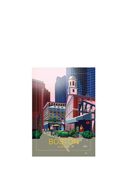 Boston Landmark Sticker