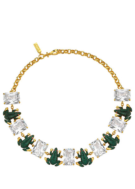 Frog Women's Gold Plated Necklace