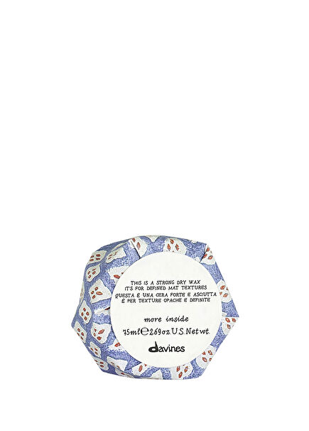 More Inside Strong Dry Wax Güçlü Tutucu Kuru Wax 75 ml