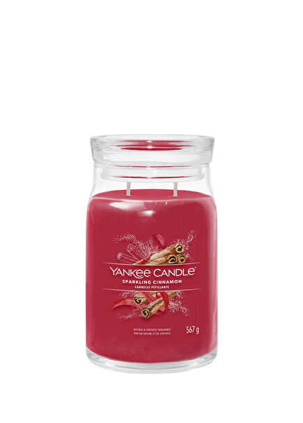 Sparkling Cinnamon Red Candle 567 gr