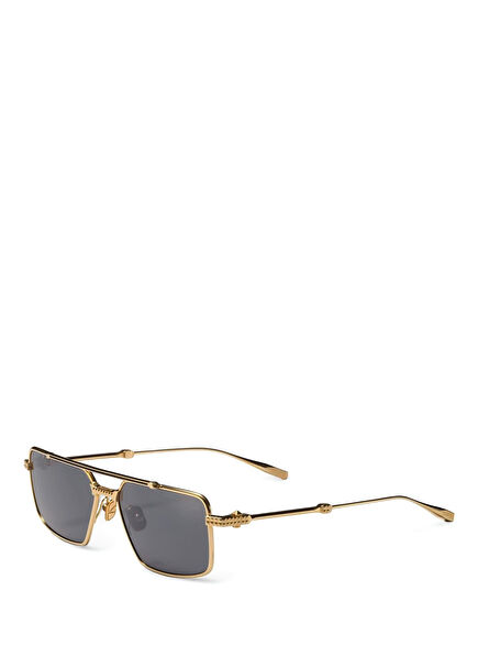 V-SEI VLS-111A Gold Color Titanium Sunglasses
