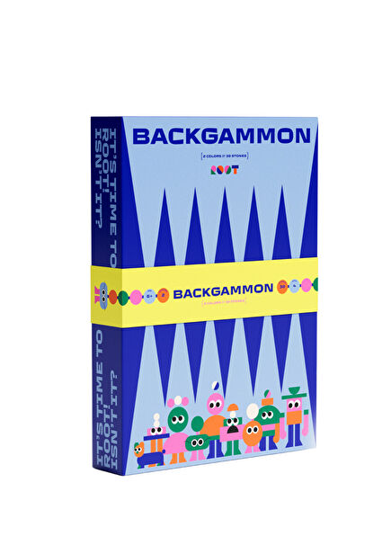 Lunora Blue Acrylic Backgammon