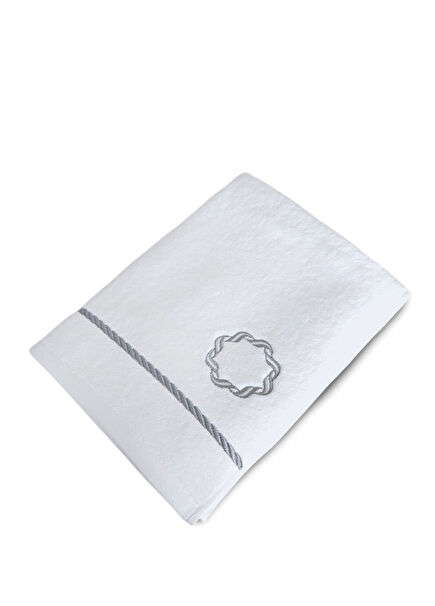 Lombardia White Face Towel 50x100 cm