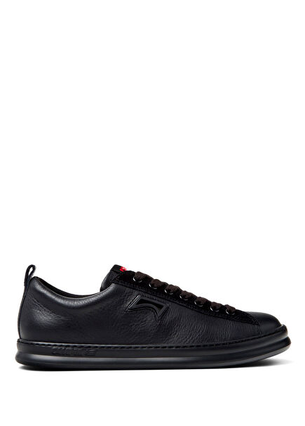 Runner Siyah Deri Nubuk Erkek Sneaker K101052-004